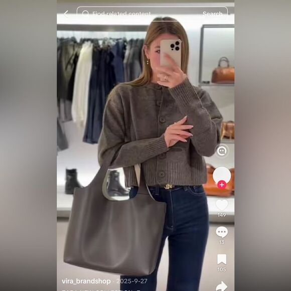 Zara Handbags - ZARA TOTE SHOPPER BAG